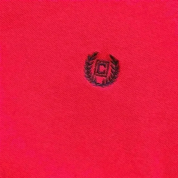 Men's Chaps Red 3 Button Shirt Size M - Picture 3 of 9